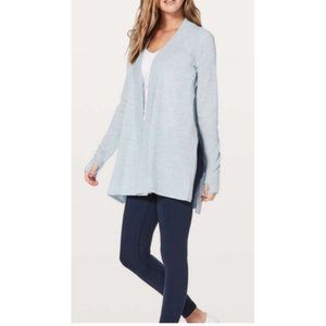 Lululemon Blissful Zen cardigan sweater, sz 4